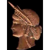 STATUE OF LIBERTY BRONZE RELIEF HEAD PIN